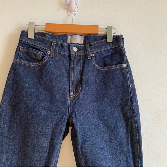 Everlane High Rise Ankle Skinny Dark Wash Denim Jeans - Picture 3 of 11